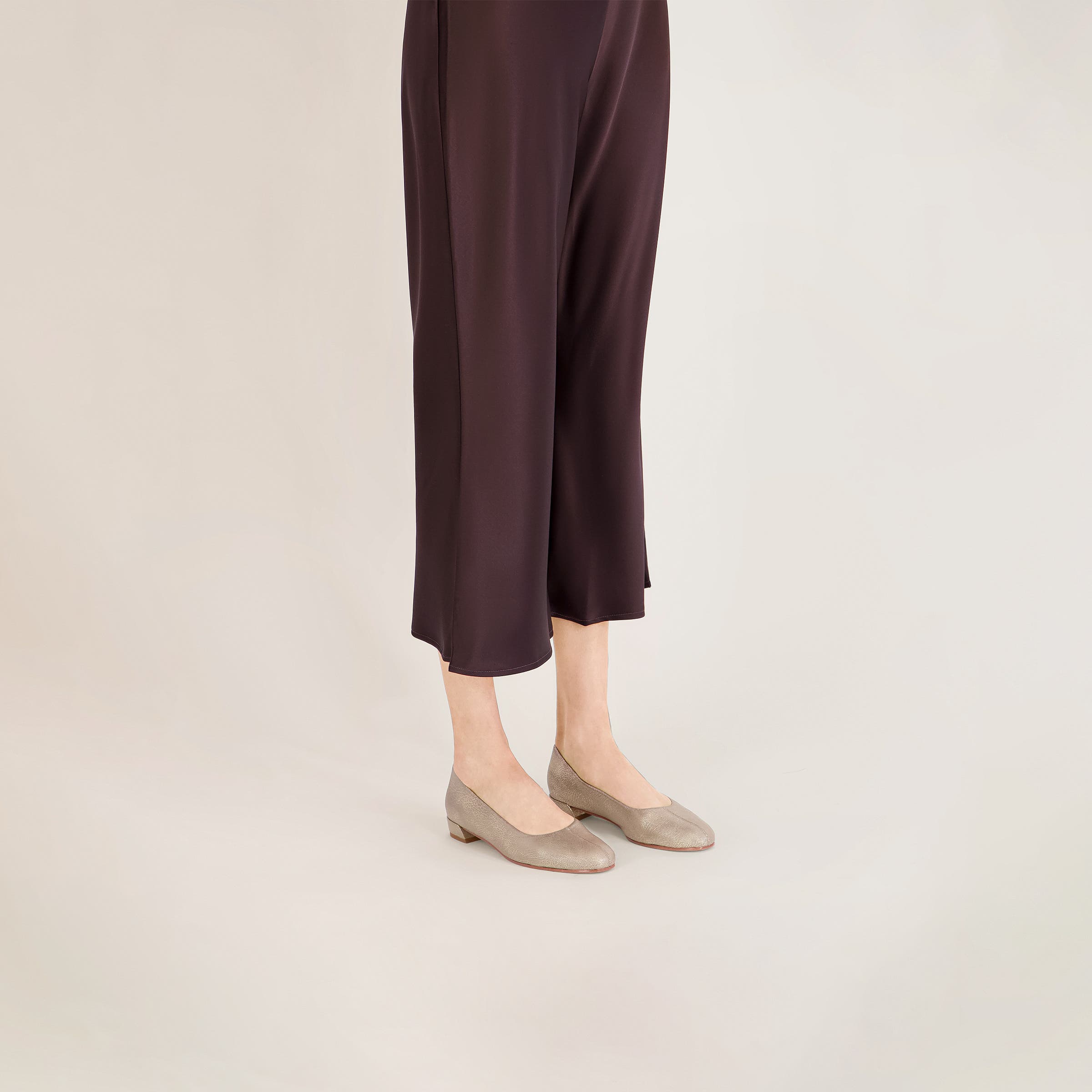Nero Ballet Flat, Alternate, color, PLATINUM