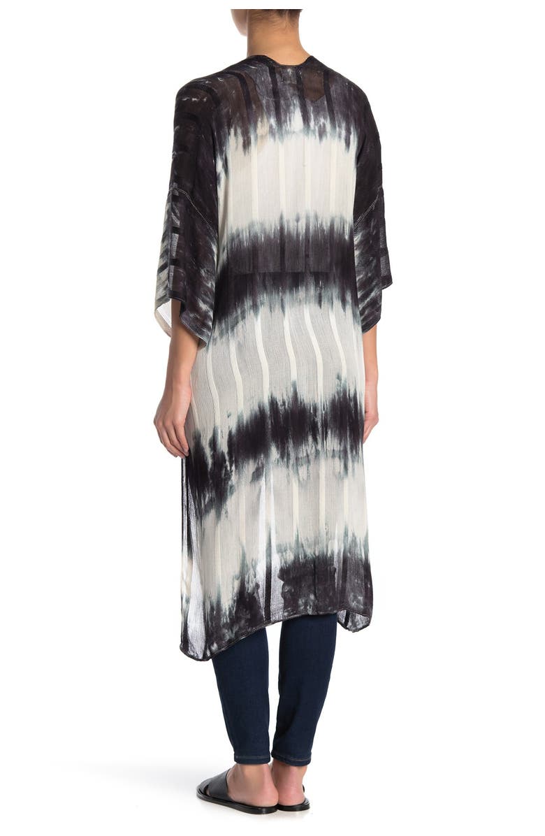 Melrose and Market Tie Dye 3/4 Sleeve Ruana Duster, Alternate, color,