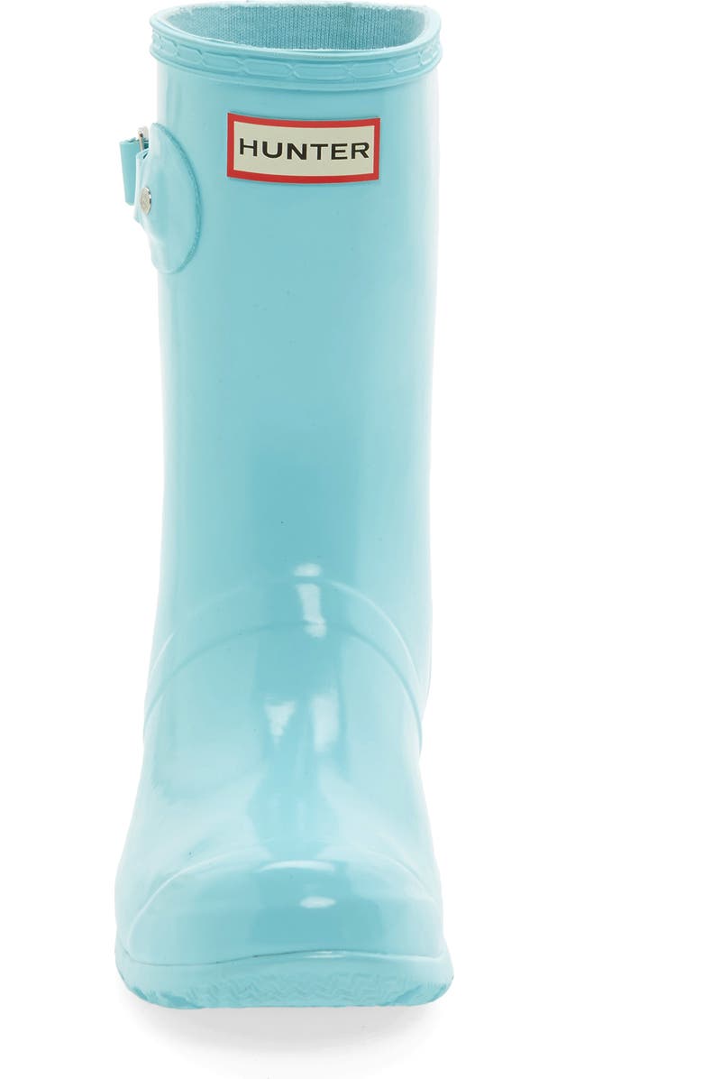 Hunter Original Short Waterproof Rain Boot, Alternate, color, Pale Mint
