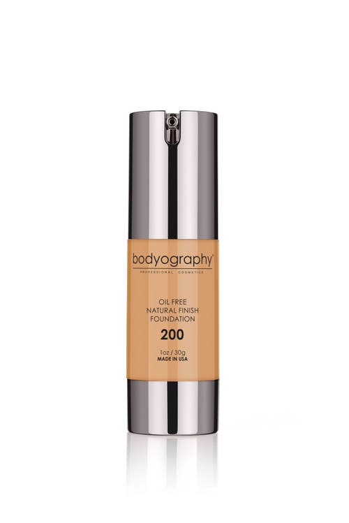 Bodyography Natural Finish Foundation #160 -medium/neutral 1oz In #200 -medium/dark/warm