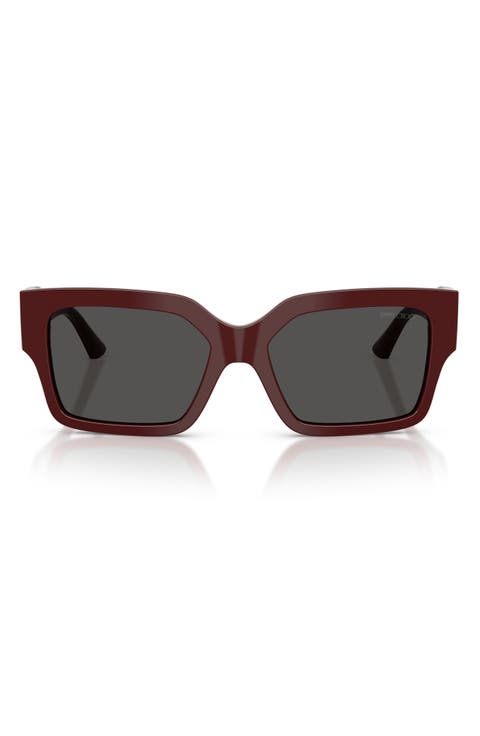 55mm Rectangular Sunglasses