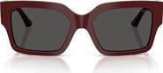 Jimmy Choo 55mm Rectangular Sunglasses