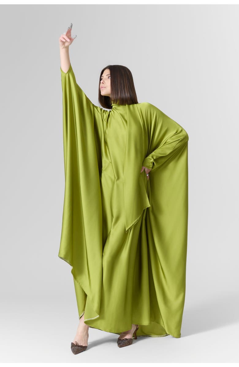 Le Fafo Luna Silk Scarf Kaftan, Main, color, 