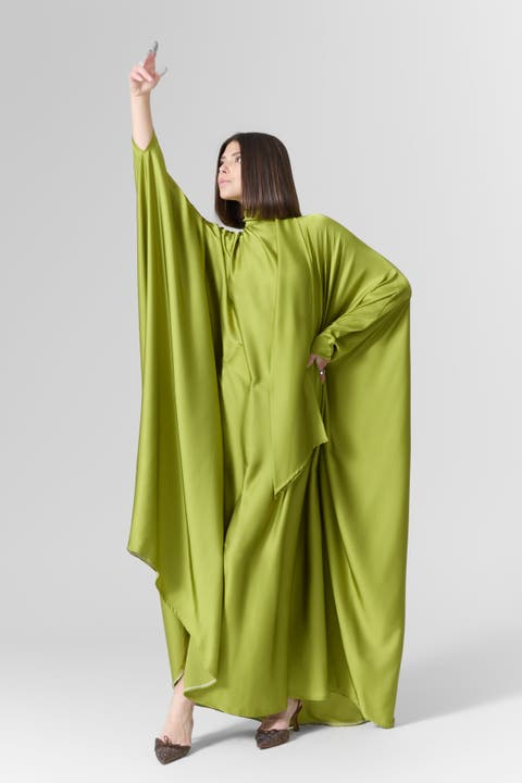 Luna Silk Scarf Kaftan