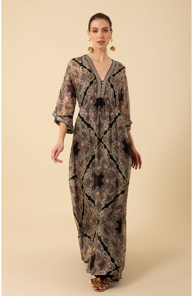 Hale Bob Emerie Chiffon Maxi Dress, Main, color,