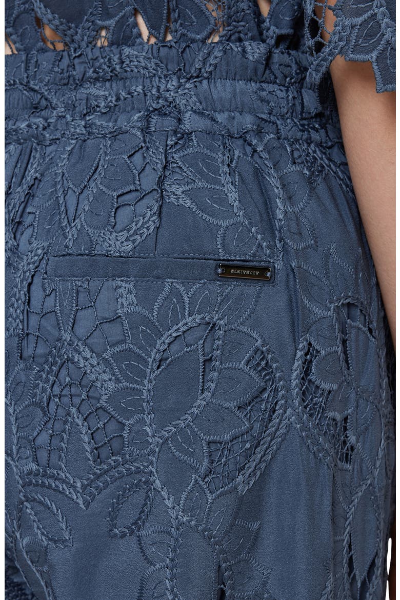 Charli Embroidered Wide Leg Pants, Alternate, color, DUSTY BLUE