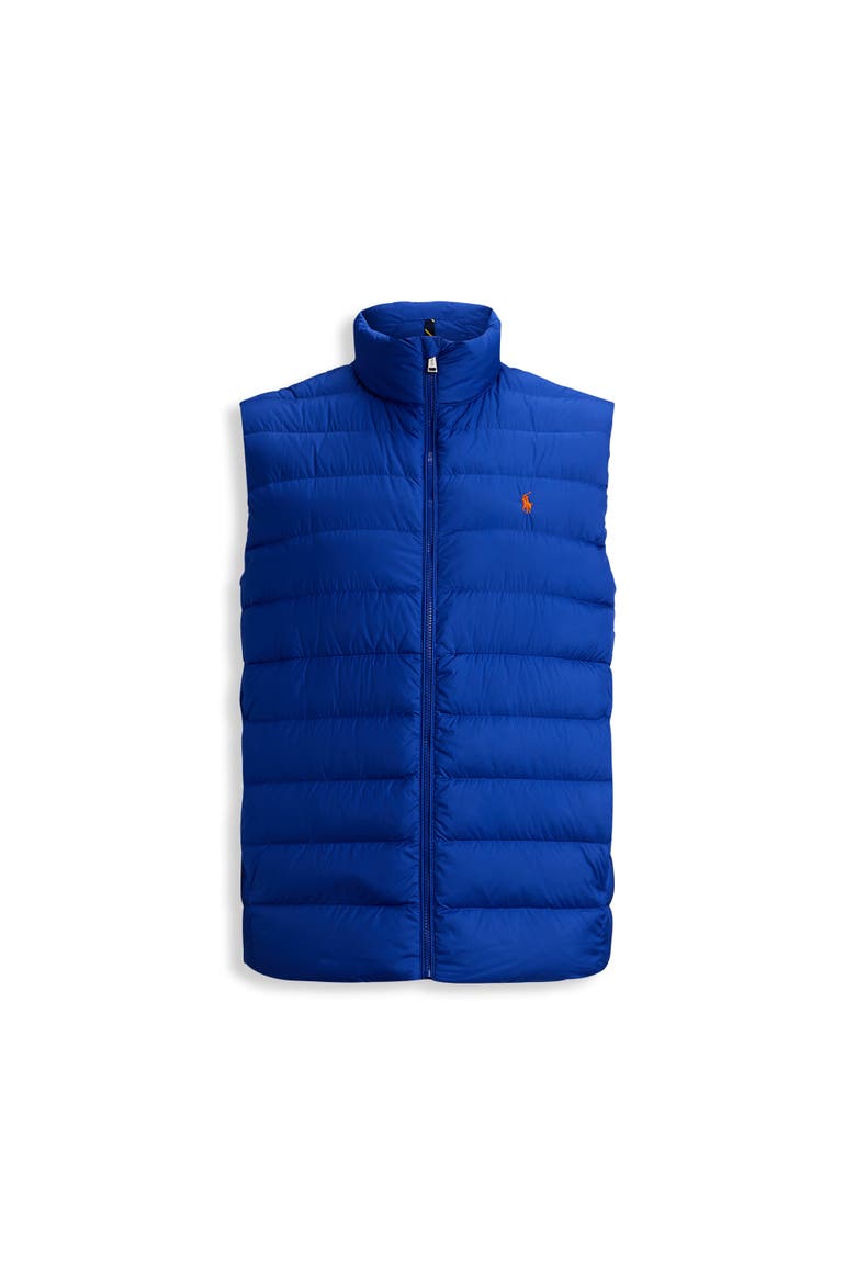 Big & Tall Packable Quilted Vest, Main, color, HERITAGE ROYAL