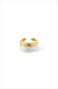 RETRO CHIC White Uraeus Ring