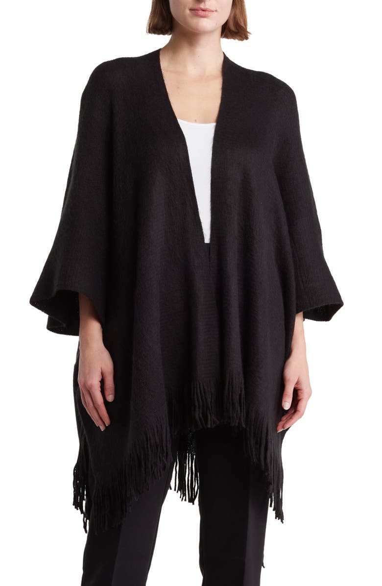 Vince Camuto Feels Like Home Fringe Ruana, Main, color,