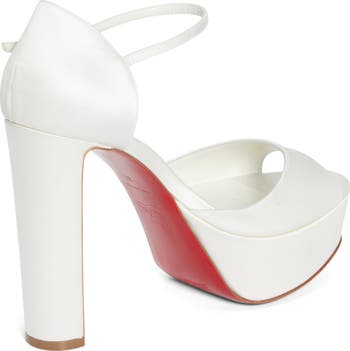 Sandaloo Silk Satin Platform Sandal