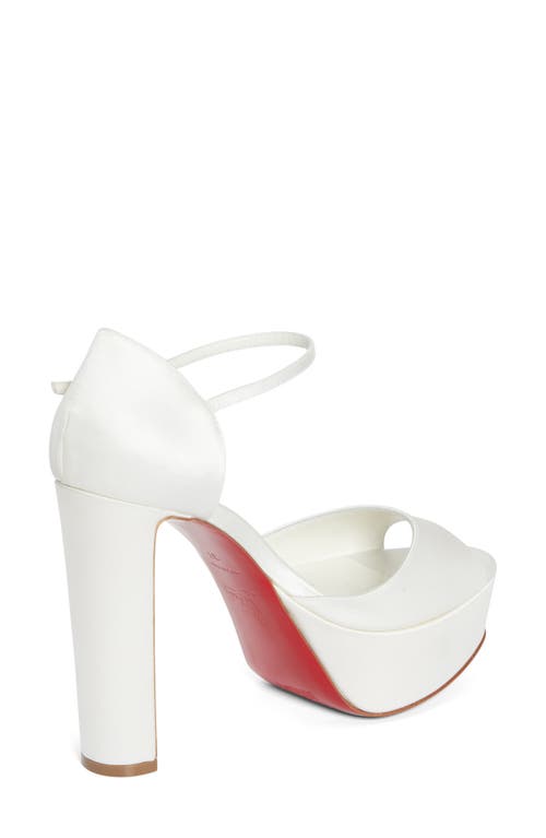 Christian Louboutin Bridal Sandaloo 130 Crepe Satin Sandals