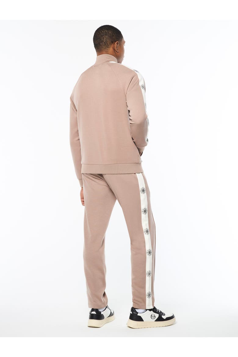 Bussola Track Jacket, Alternate, color, TAUPE GREY