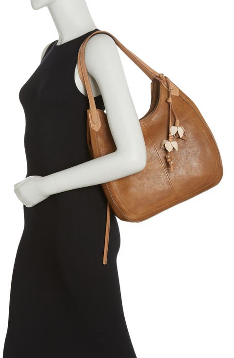Fern Leather Shoulder Bag