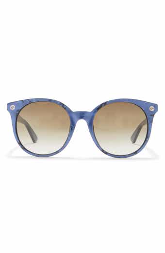Gucci 52mm Gradient Round Sunglasses