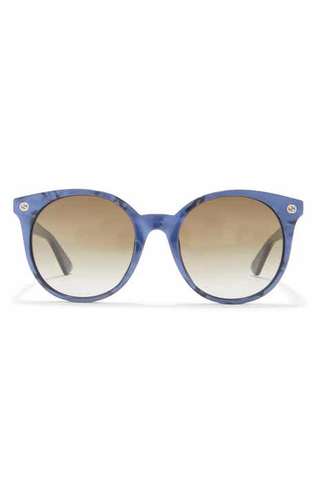Gucci 52mm Gradient Round Sunglasses