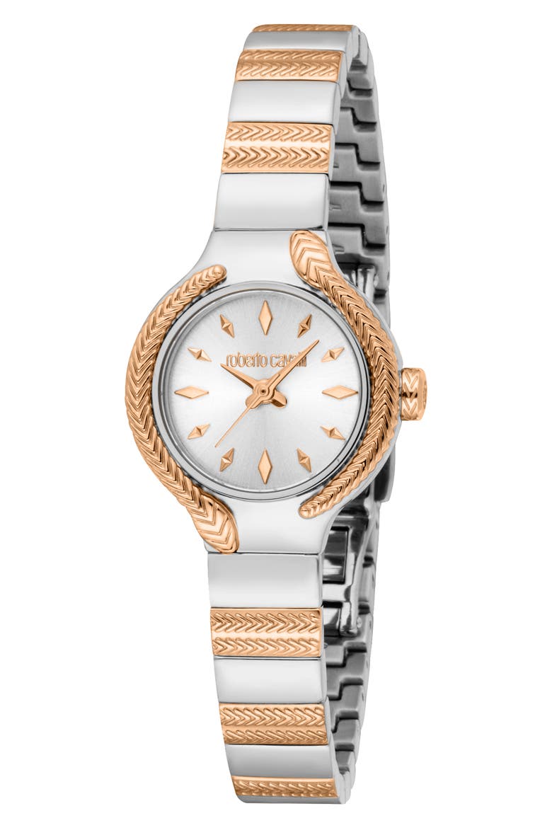 Lunita Quartz Bracelet Watch, 24mm, Main, color, TWO TONE SILVER & ROSE GOLD