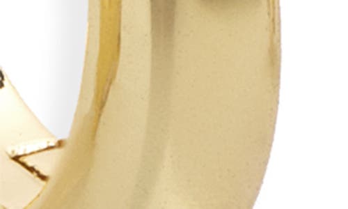 Argento Vivo Sterling Silver Set Of 3 Faux Pearl Stud And Huggie Hoop Earrings In Gold