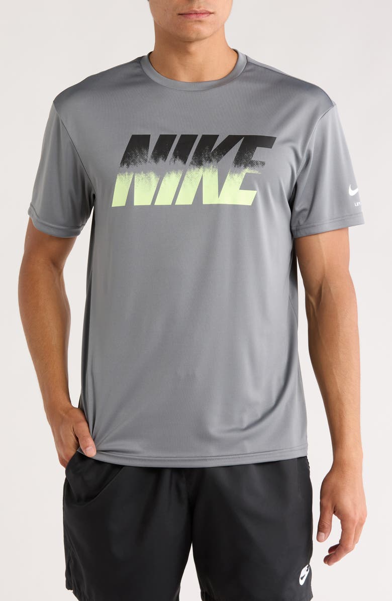 Nike Hydroguard Swim T-Shirt, Main, color, Cool Grey