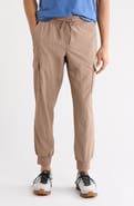 90 DEGREE BY REFLEX Crinkle Cargo Creed Joggers