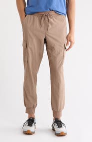 90 DEGREE BY REFLEX Crinkle Cargo Creed Joggers