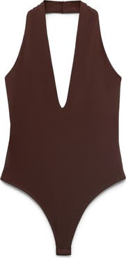 MANGO Halter Neck Bodysuit