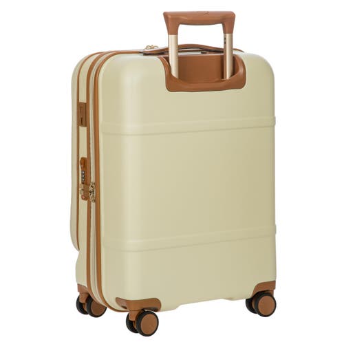 Bric's Bellagio 3.0 21" Carry-on Expandable Spinner W/pocket In White