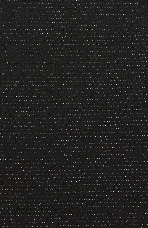 Nordstrom Kids' Sparkle Mesh Top In Black