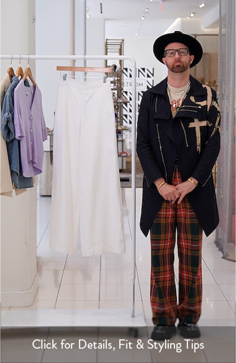 Linen Wide Leg Pants, sales video thumbnail