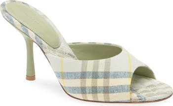 Burberry Mews Check Slide Sandal (Women) | Nordstrom