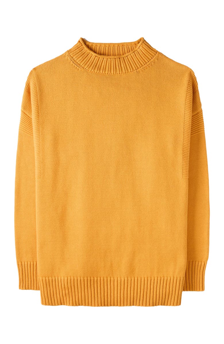 Celtic & Co. Purl Detail Gansey Sweater, Main, color,