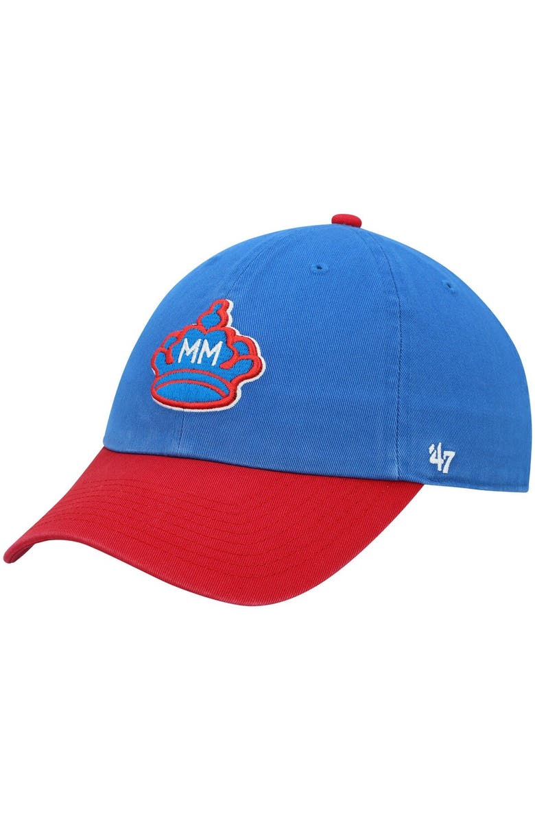 '47 Men's '47 Blue Miami Marlins City Connect Clean Up Adjustable Hat, Alternate, color, Blue