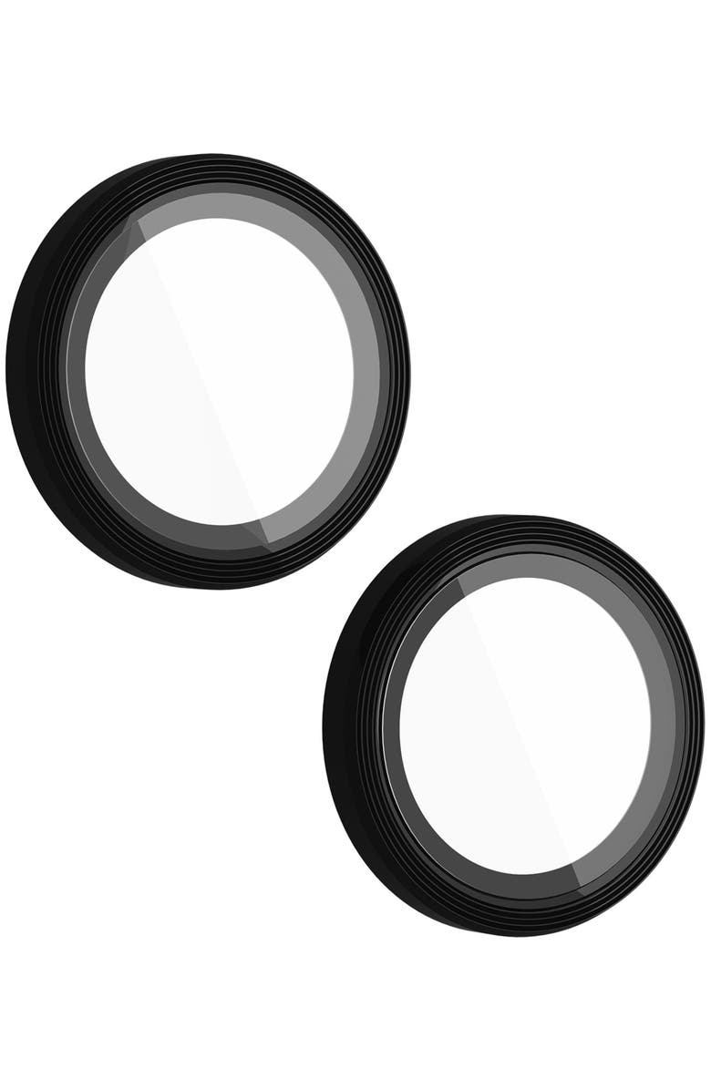 Kate Spade Aluminum Ring Lens Protector for Apple iPhone 15 / 15 Plus, Alternate, color, Black
