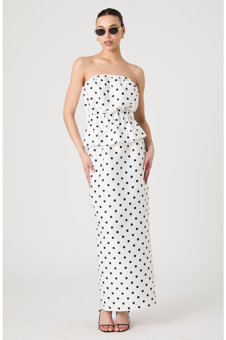 Polka Dot Maxi Skirt, Alternate, color, SUMMER WHITE-POLKA DOT