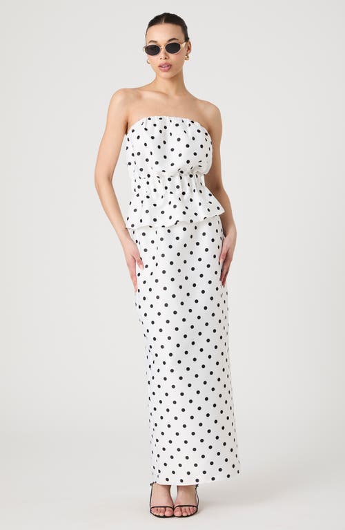 French Connection Polka Dot Maxi Skirt