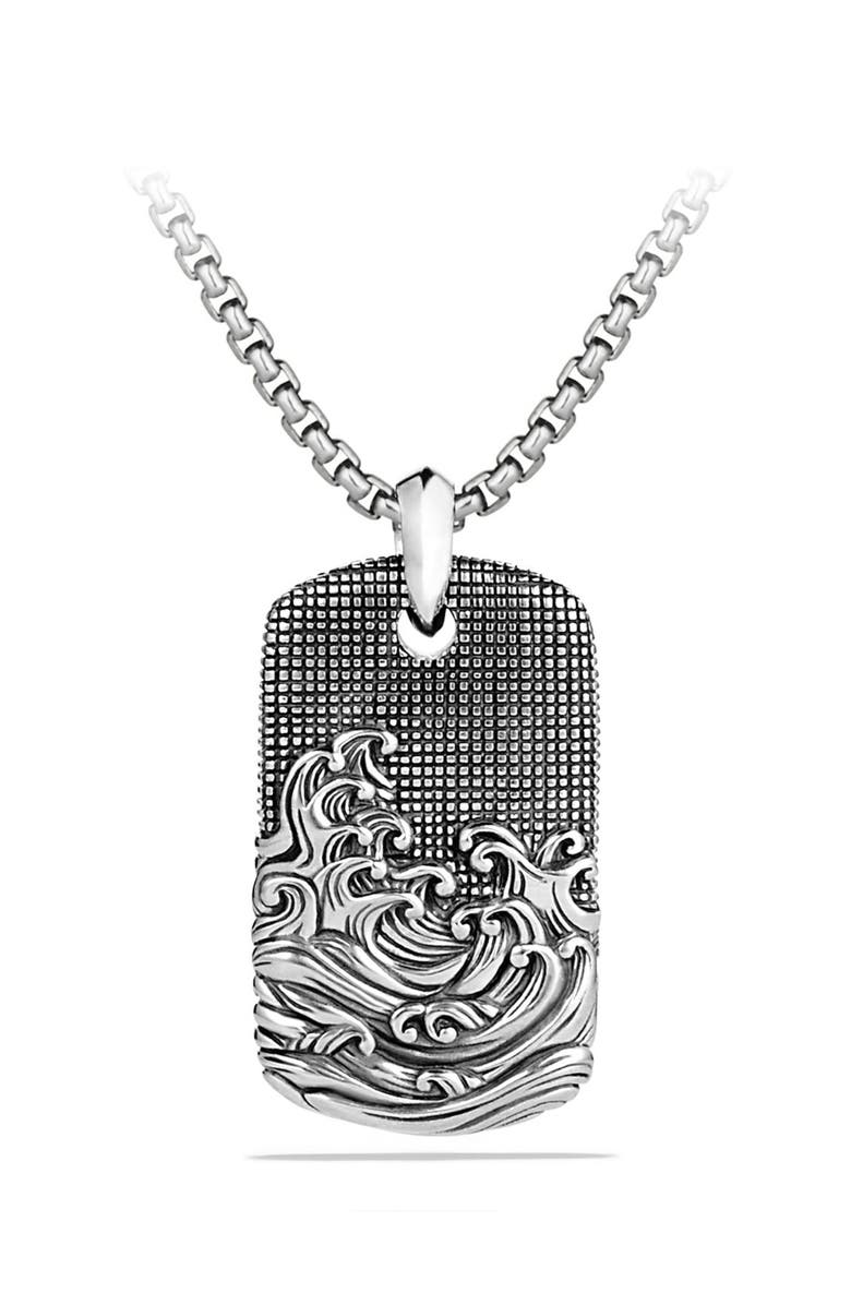 David Yurman Waves Tag, Main, color, 
