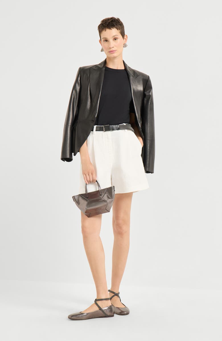 Brunello Cucinelli Jersey T-shirt, Alternate, color, Black