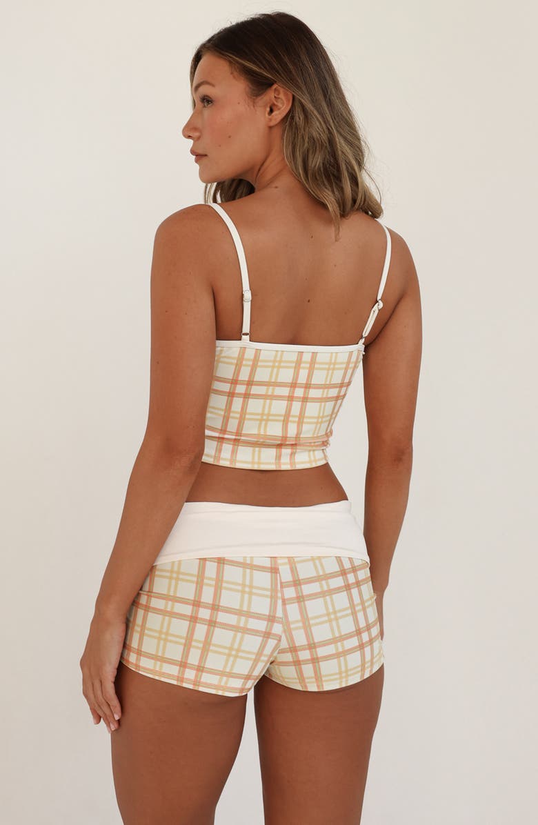 Dippin Daisys Hanalei Tankini Top, Alternate, color, Rad Plaid