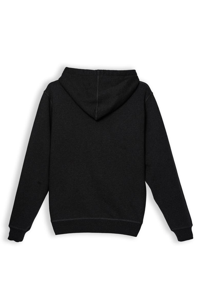 Members Only Brooklyn Zip-Up Hoodie, Alternate, color, Charcoal
