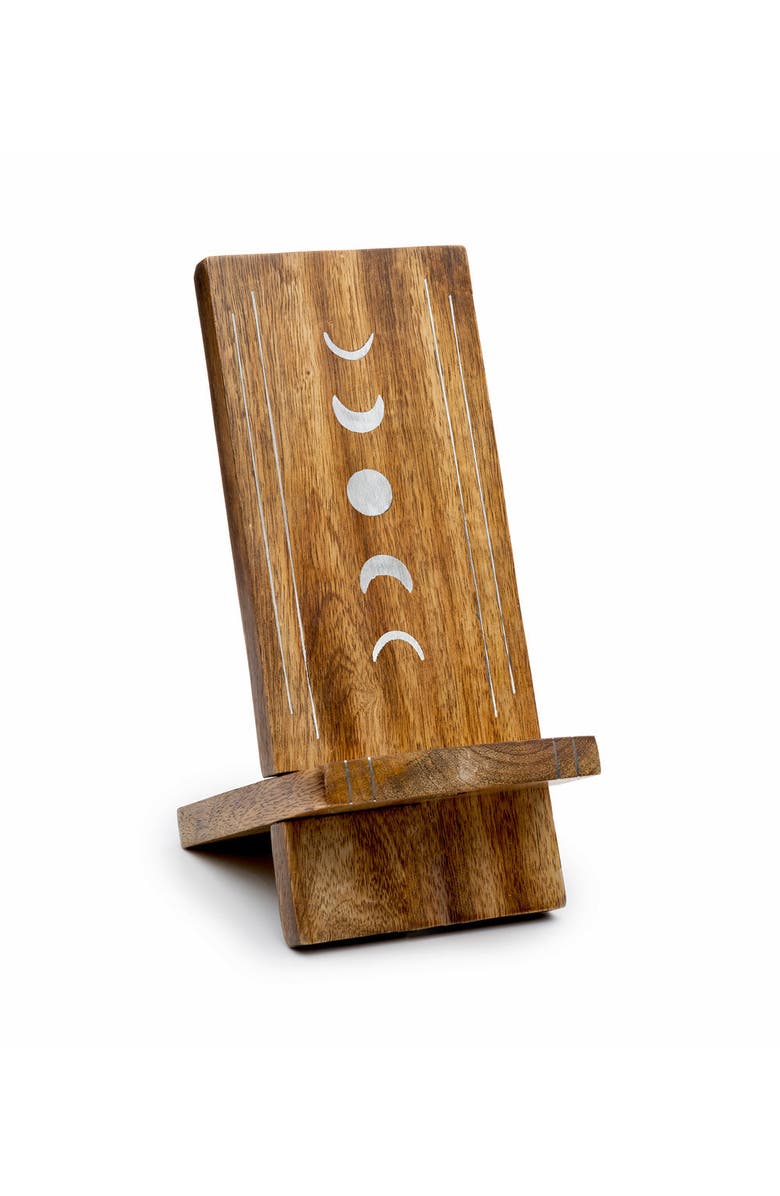 Matr Boomie Indukala Moon Phase Phone Holder, Main, color, Brown