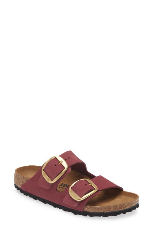 Birkenstock Arizona Big Buckle Slide Sandal In Purple