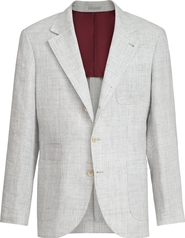 Brunello Cucinelli Houndstooth deconstructed blazer