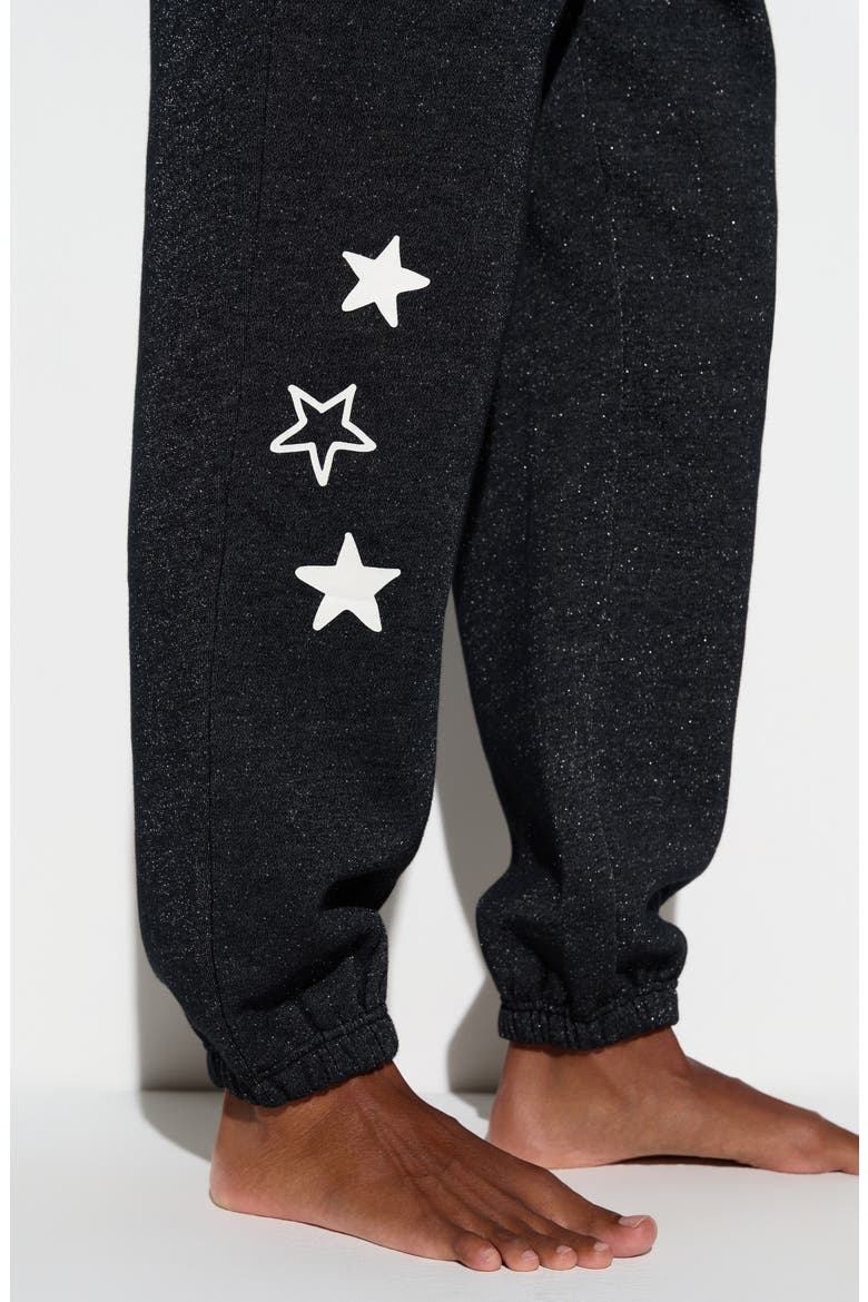 Saturn Cotton Blend Sweatpants, Alternate, color, BLACK