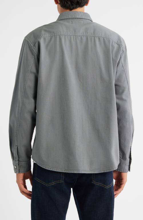 Frame Modern Button-up Shirt In Gray