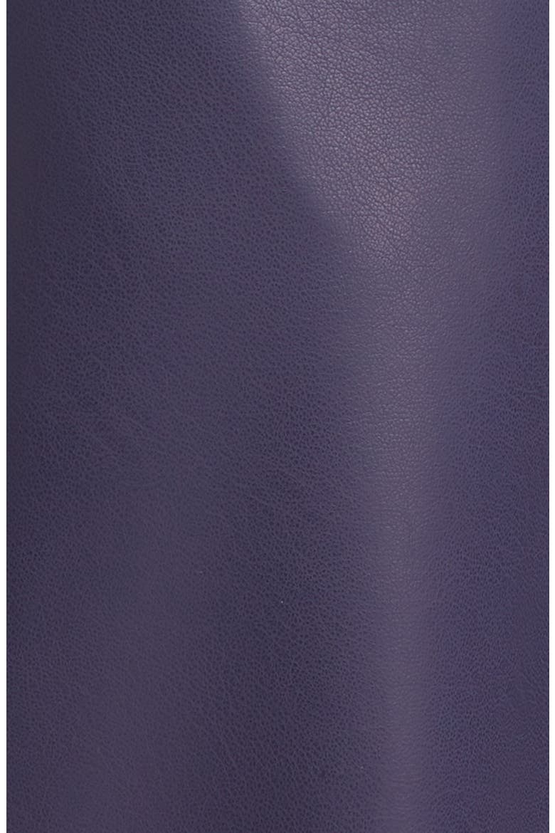 Ariella Faux Leather Pants, Alternate, color, NAVY