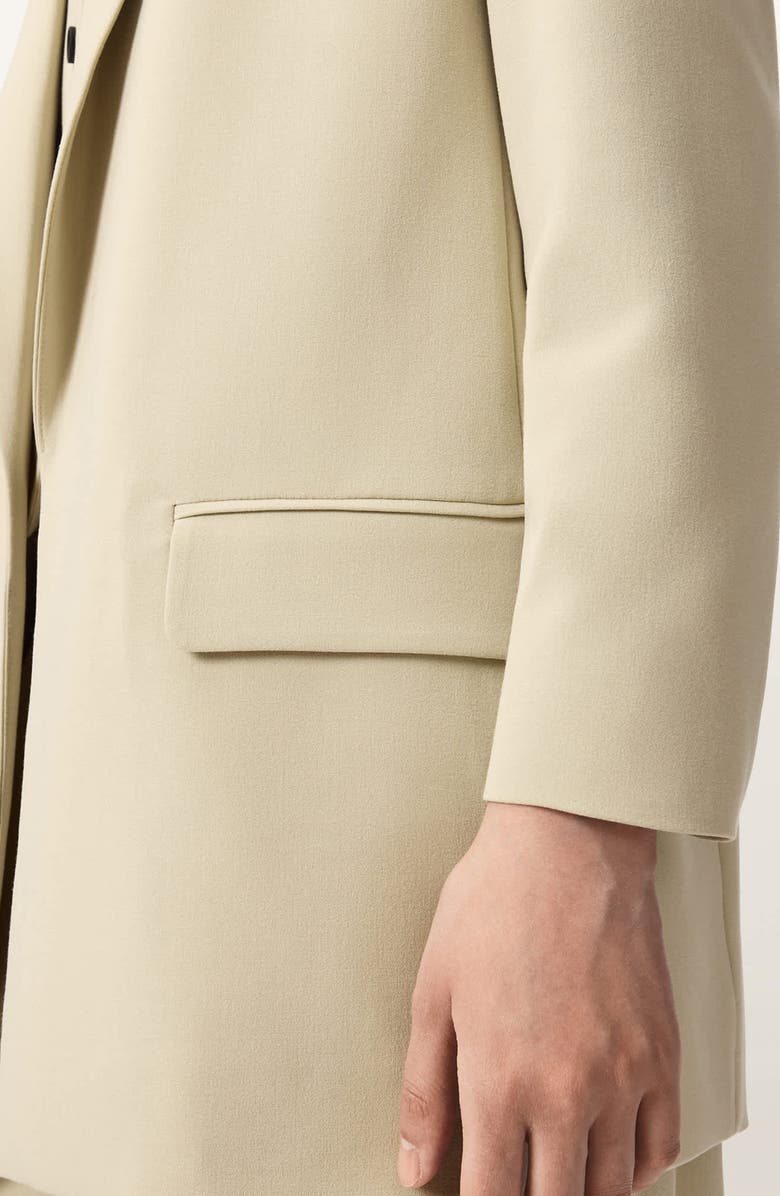 AllSaints Aleida Long Blazer, Alternate, color, Haze Green