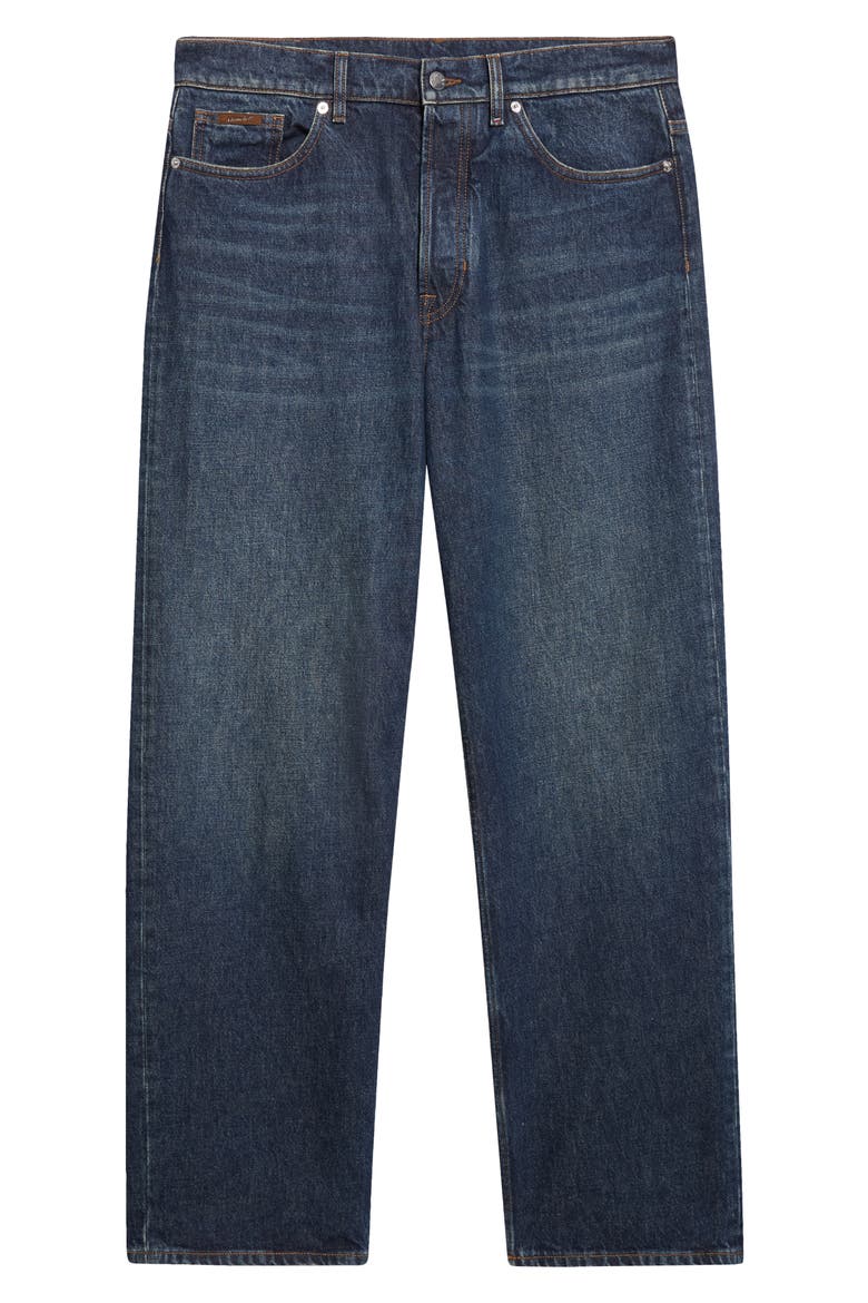 Straight Leg Jeans, Main, color, OBSIDIAN BLUE