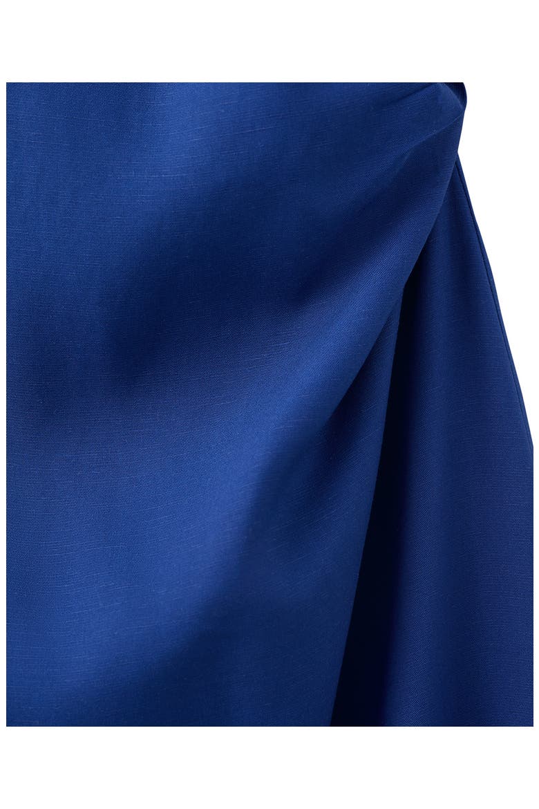 Ruched Side Tie Dress, Alternate, color, BLUE