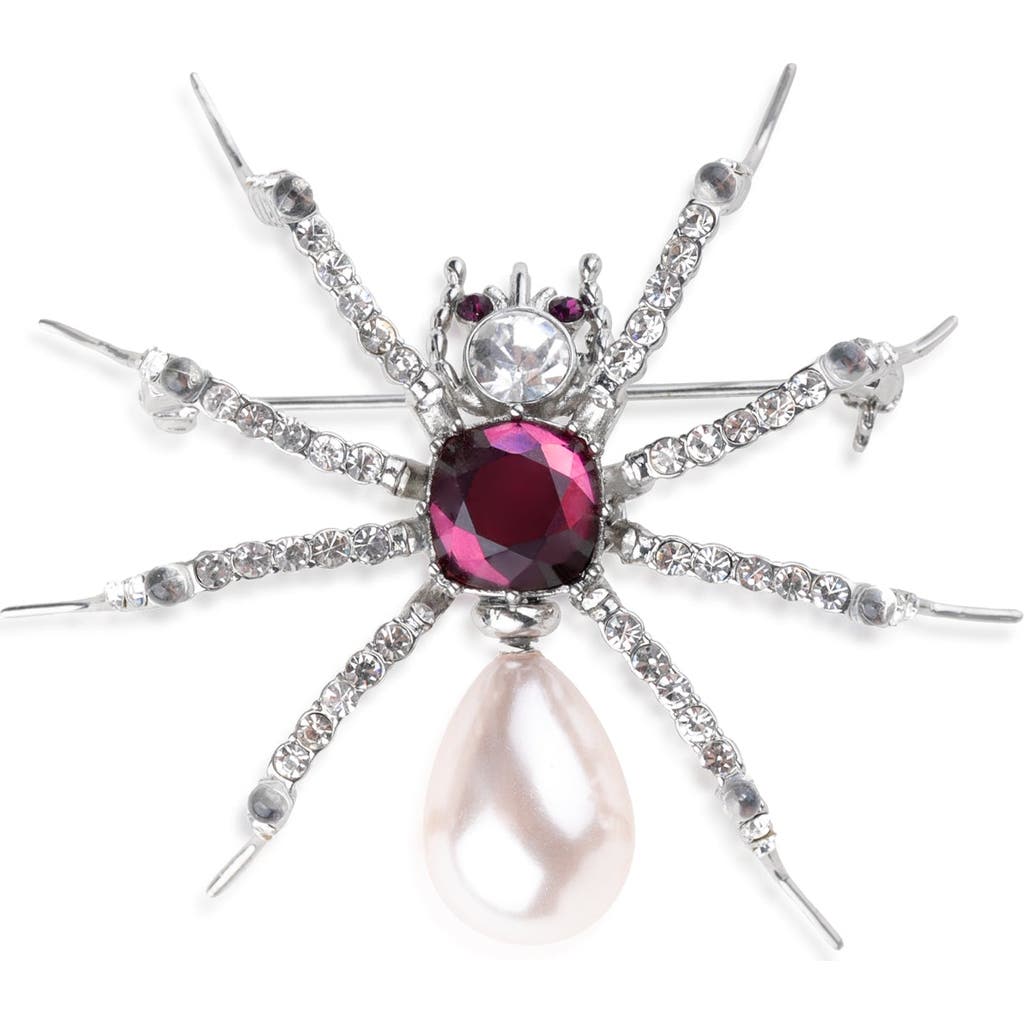 Bill Skinner Studio Pearl Spider Brooch