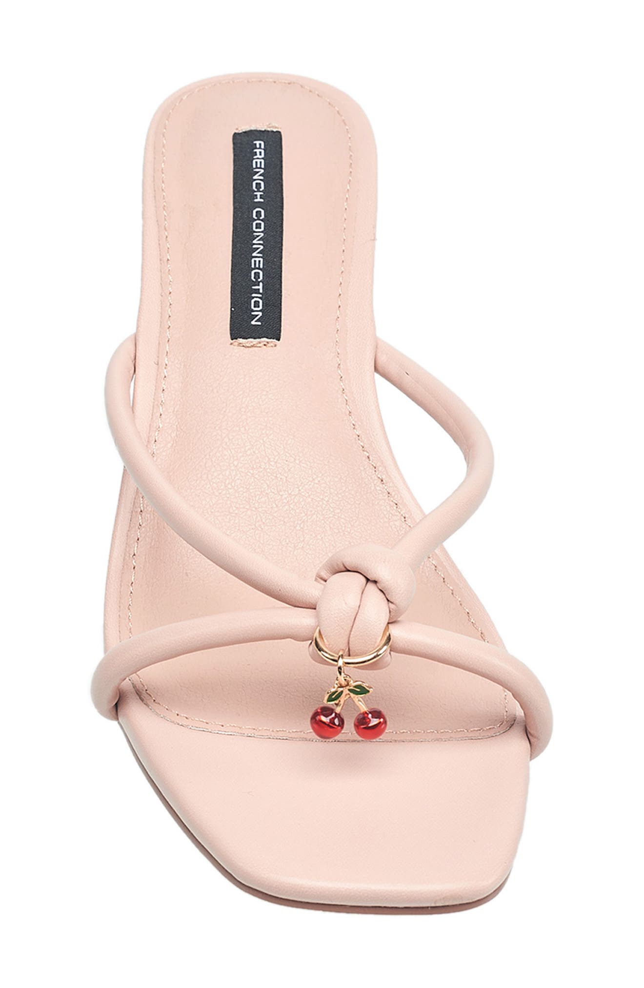 French Connection Twirl Charm Sandal, Alternate, color, Nude