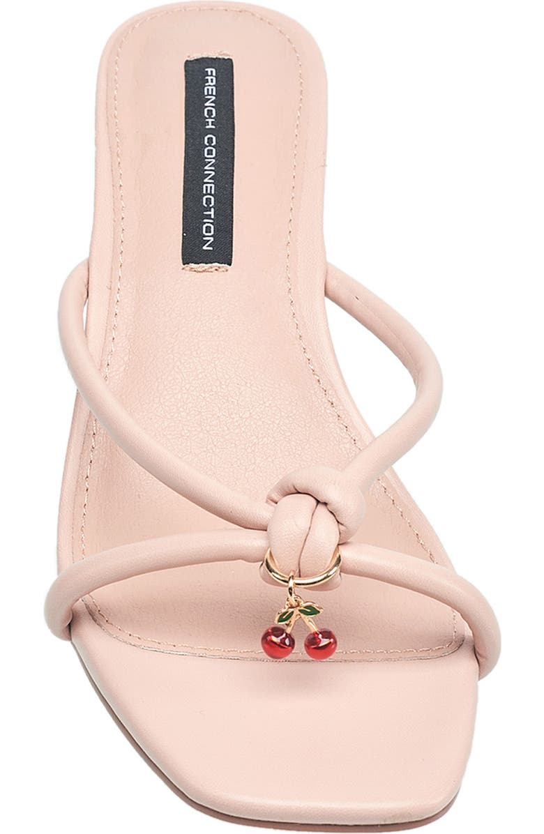 French Connection Twirl Charm Sandal, Alternate, color, Nude